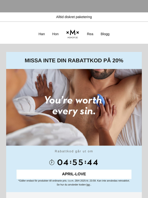Sista chansen för 20% rabatt 👈