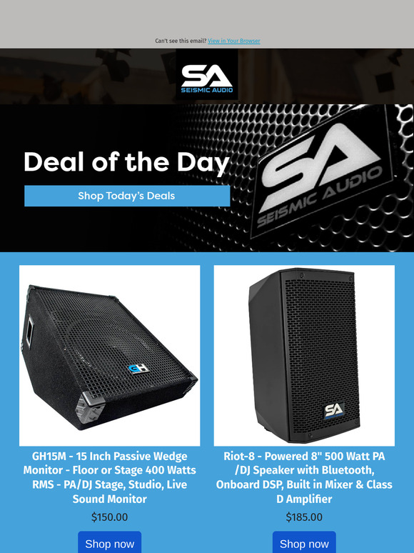 🔥 This Weeks Deals on Top Selling Pro Audio Gear!