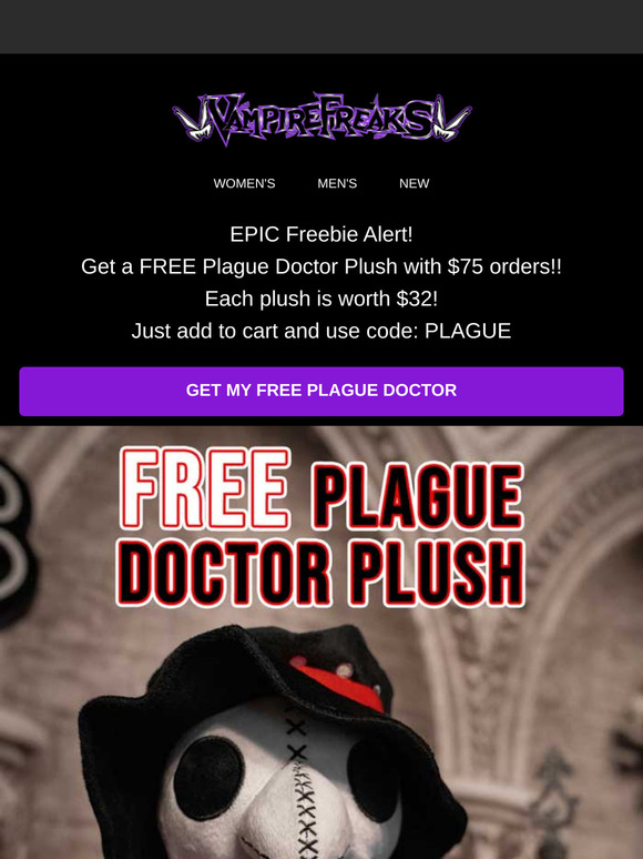 Get a FREE Plague Doctor Plush with this secret code! 💀