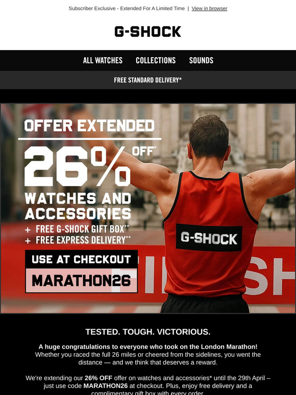 ** EXTENDED SALE ** 26% Off Watches & Accessories – Until the 29th April
