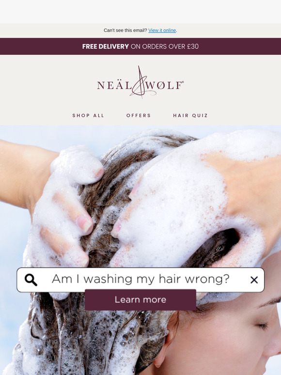 Are You Washing Your Hair All Wrong?