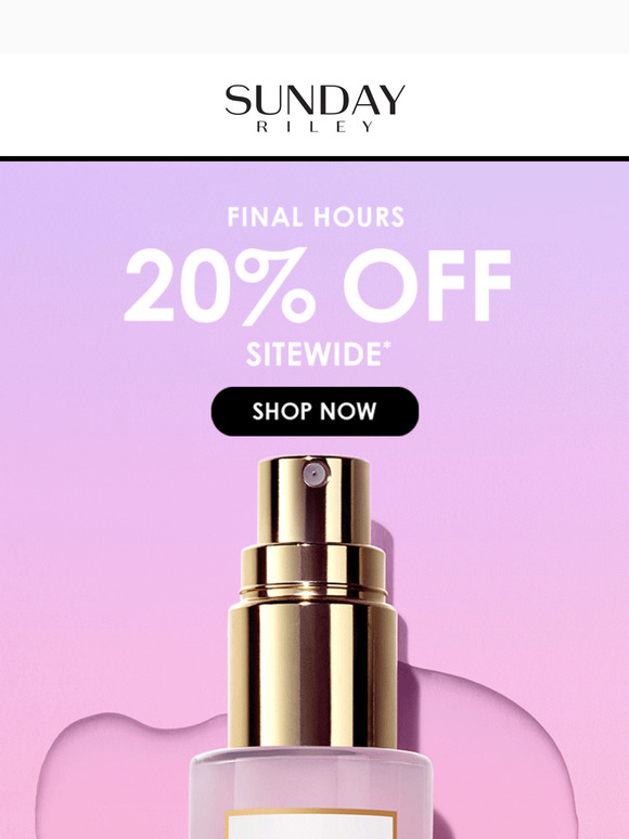 Final Hours: Don’t Miss 20% Off ⏳