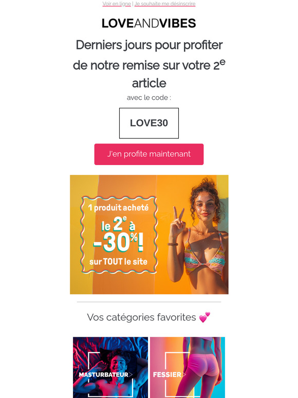 Derniers jours pour en profiter
