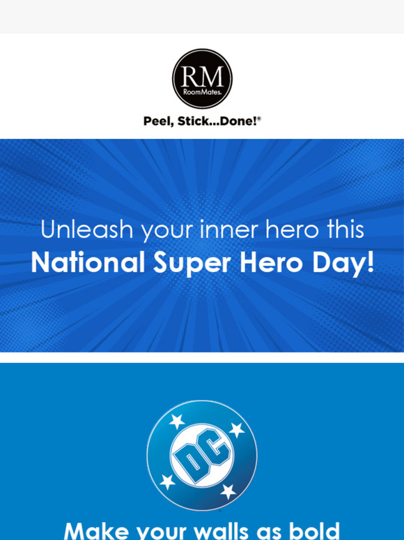 Celebrate National Super Hero Day with Marvel & DC décor!