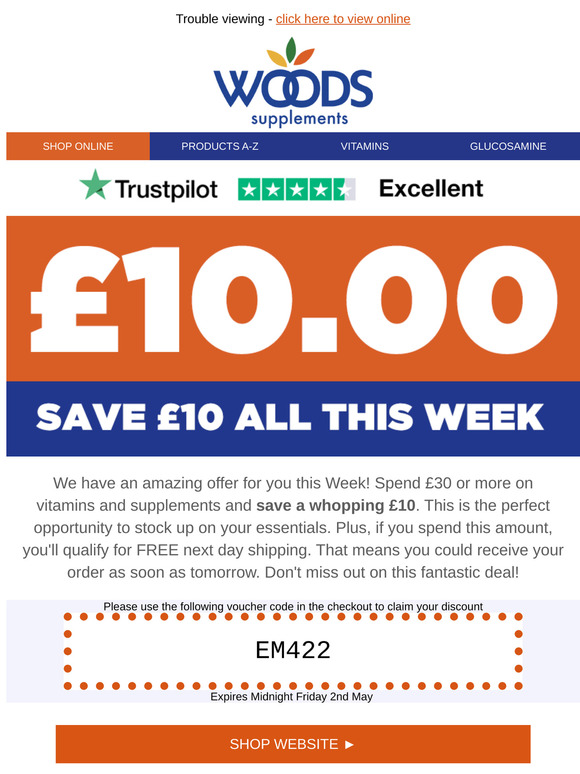 😍 SAVE £10 VIP OFFER