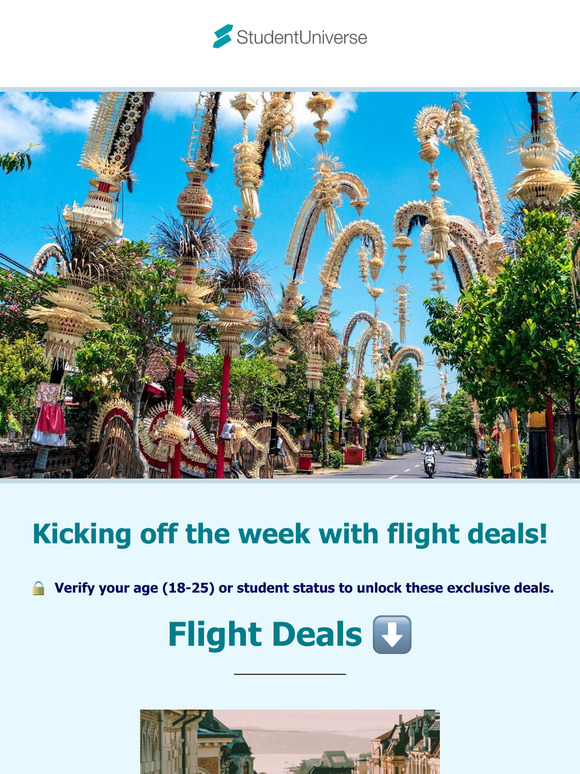 Discover Asia & Europe with up to $75 off flights! ✈️