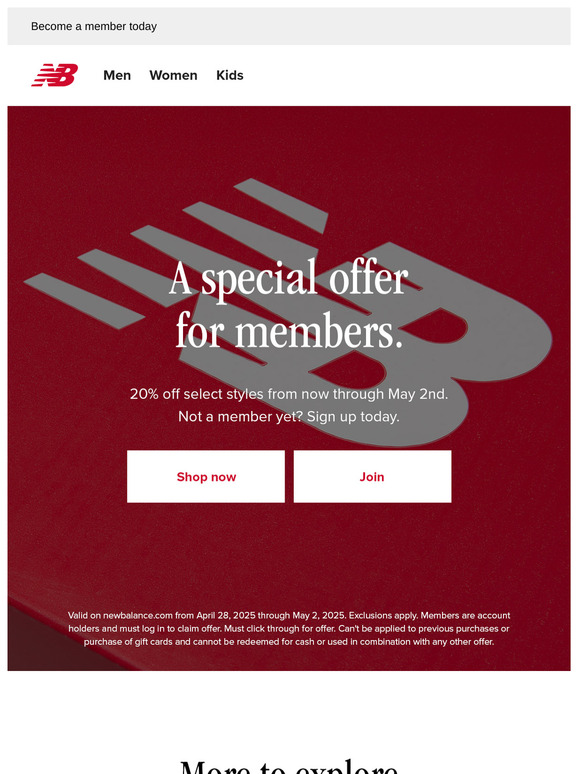 Get up to 20% off select items