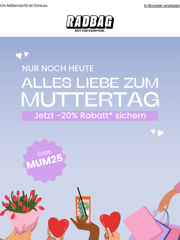 Letzte Chance: Nur noch HEUTE -20%! ⏳
