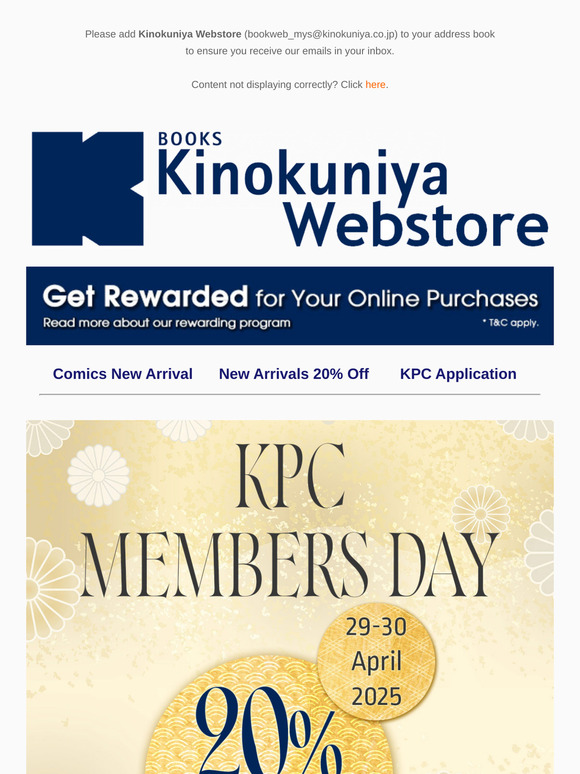 Webstore KPC Member Day