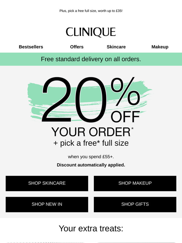 Don't miss out on 20% OFF 🙌
