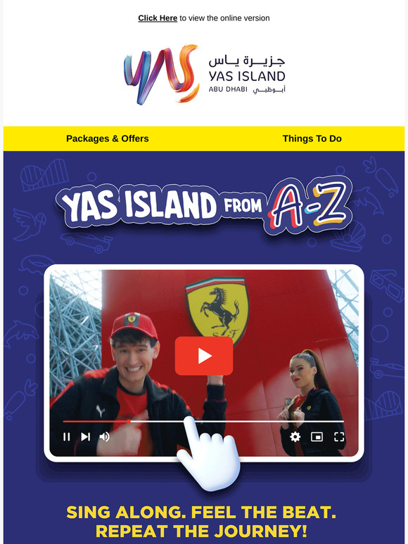 Ready to Sing Along on Yas Island & Enjoy the Spring Break? 🎶