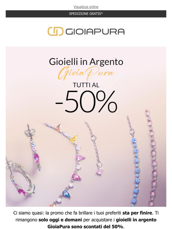 Ultimi 2 giorni: mezzo prezzo, doppio wow ✨