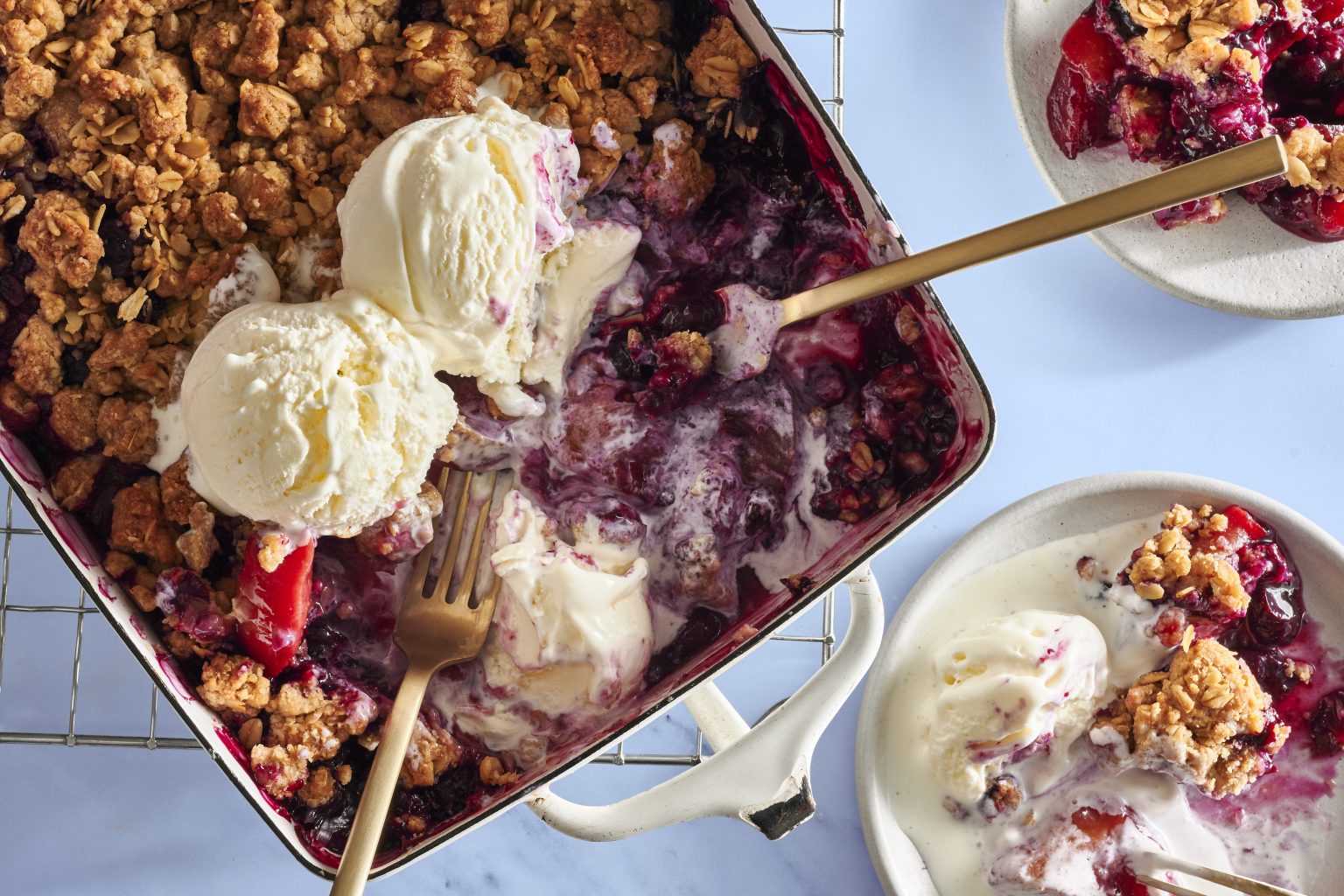 Sweep-the-Kitchen Fruit Crumble