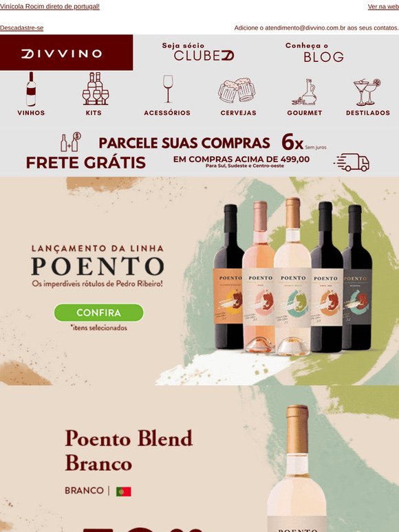 ﻿🔥 Novos Vinhos Poento: Experimente Agora!