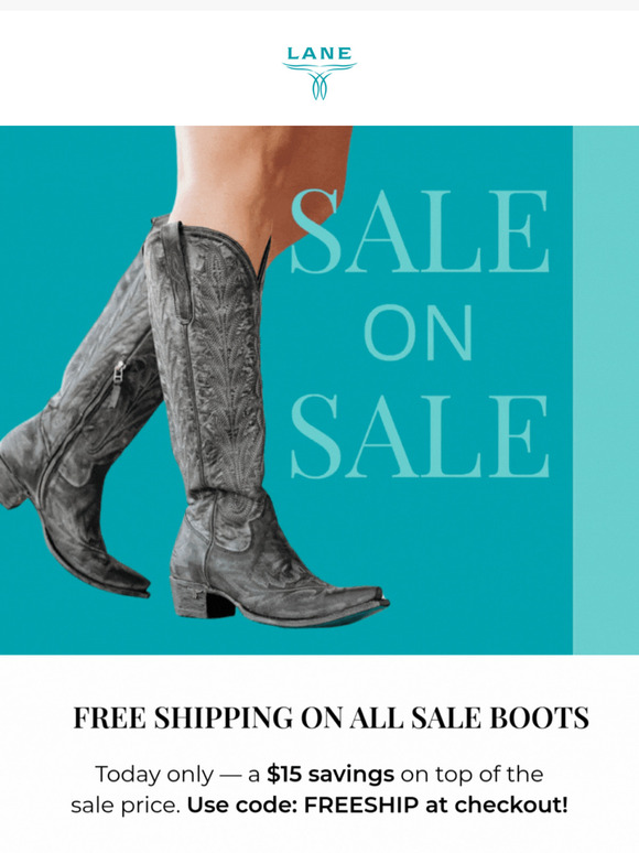 Sale on Already on Sale Boots? Yes, Please.