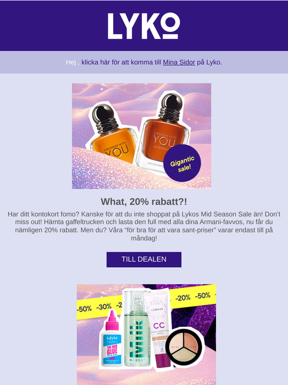 Skynda! 20% 30% 50% rabatt 🚛💨