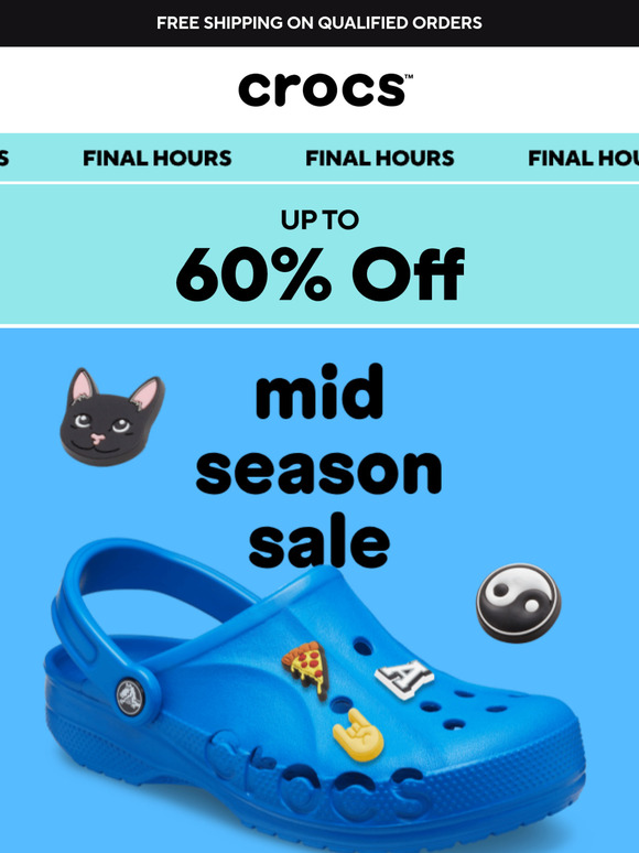 Final hours to save up to 60%!