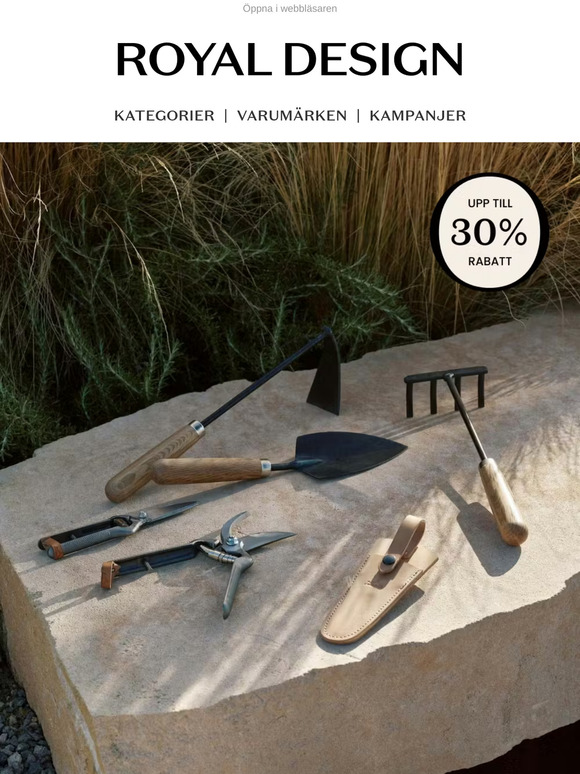 Sista chansen - Upp till 30% på utemiljö