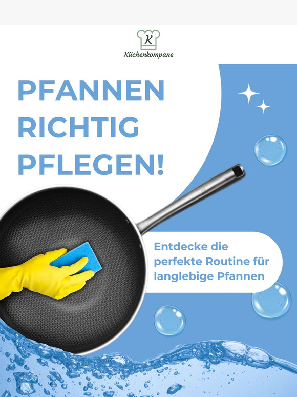 ⚠️ Diese Reinigungsfehler ruinieren deine Pfanne!