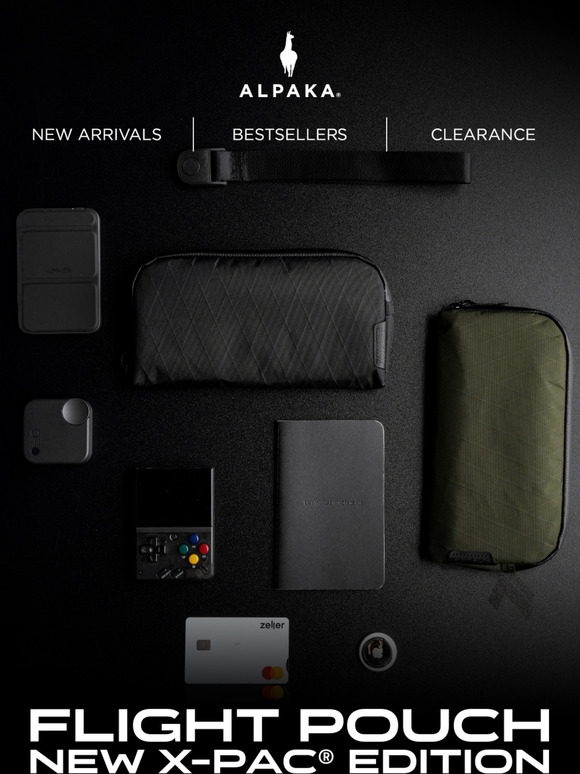 X-PAC® FLIGHT POUCH Has Landed! 🛬
