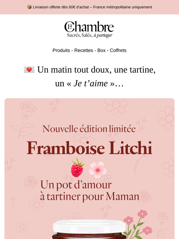 Et si une confiture pouvait dire « Je t’aime » ?
