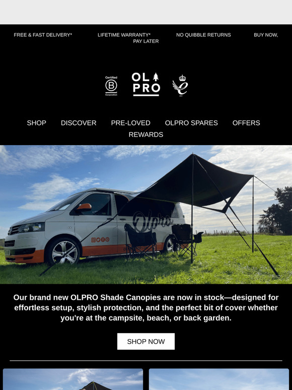 Shade, Style, and Summer Vibes – New Canopies In Stock!