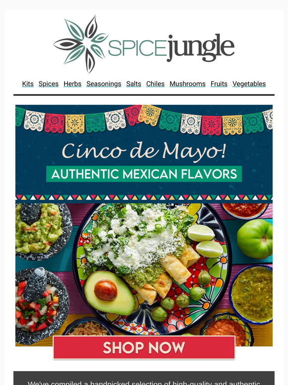 🥑Cinco de Mayo Flavor Fiesta: Spice it Up Today!