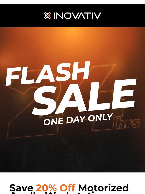 Flash Sale: 20% Off Motorized Apollo - ENDS TONIGHT!