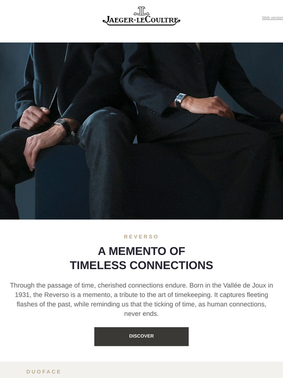 Reverso, a memento of timeless connections