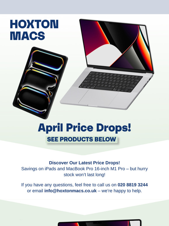 Price Drop Alert 🚨 Save on MacBook Pro & iPad