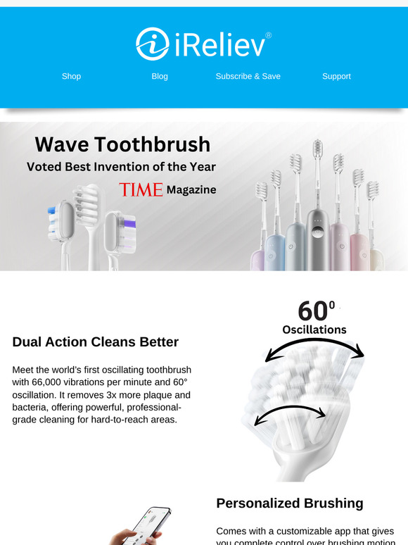 "Best Toothbrush Ever Owned.." Emily R.