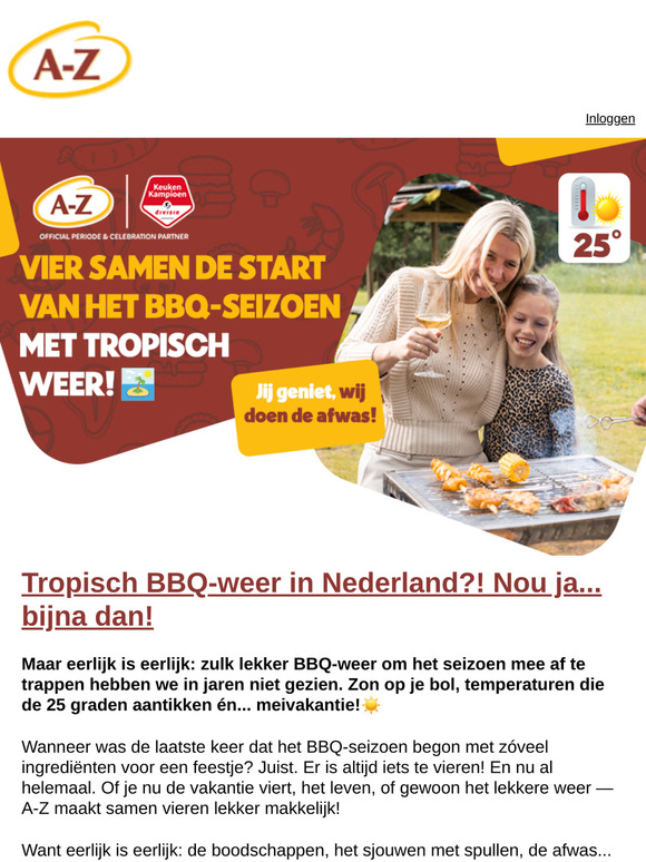Vier samen de start van het BBQ-seizoen met tropisch weer!🏝