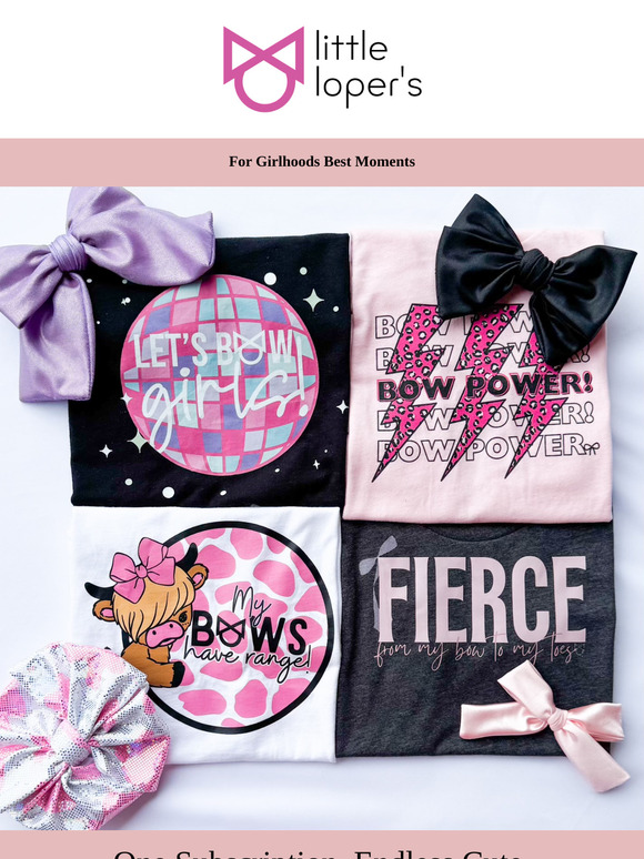 Your Tee + Bow Subscription Awaits 🎀🌟