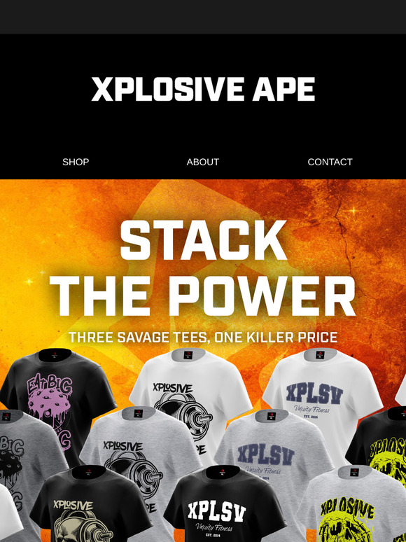 Stack the Power: 3 Tees for Just £29.99! 🔥