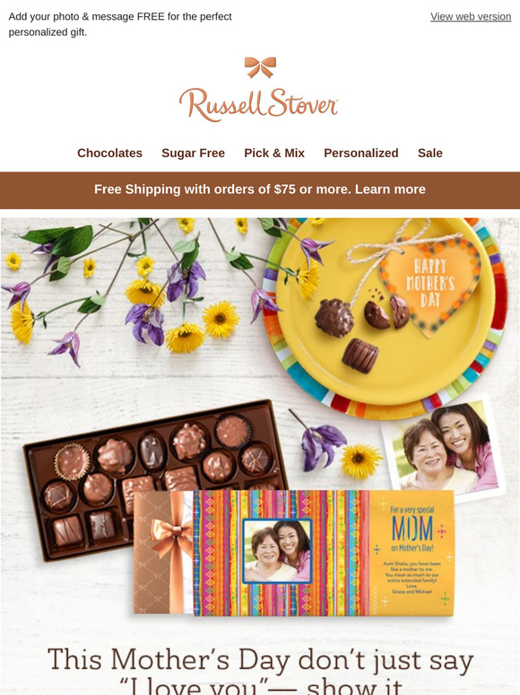 Mother’s Day is Coming—Personalize Her Chocolates Now!🍫