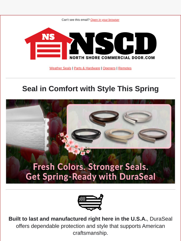 Seal Out Spring Showers ⛈️