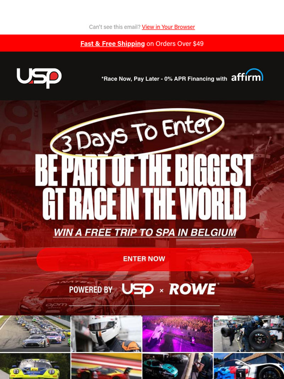 3 Days Left: Your Chance to Enter the 24SPA Race!