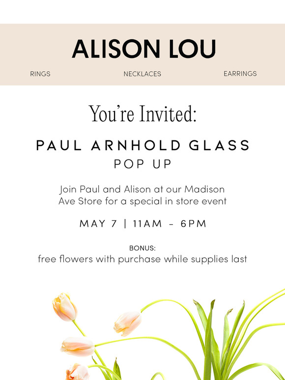 Paul Arnhold Glass Pop Up