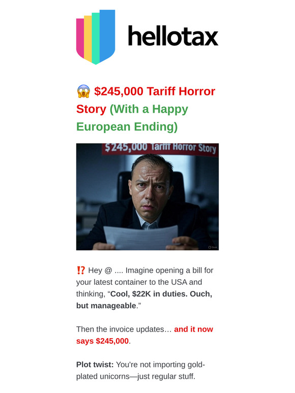 😱 $245,000 Tariff Horror Story