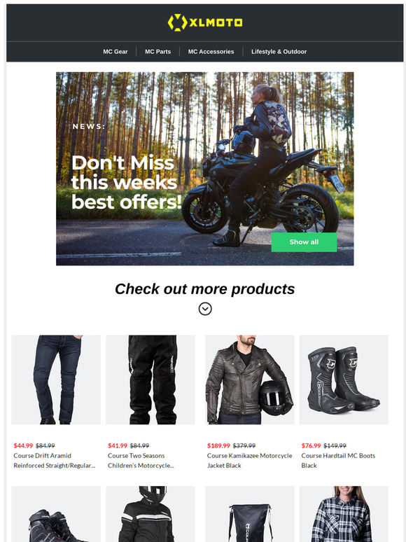 Our Bestselling Motorcycle Clothing & Accessories