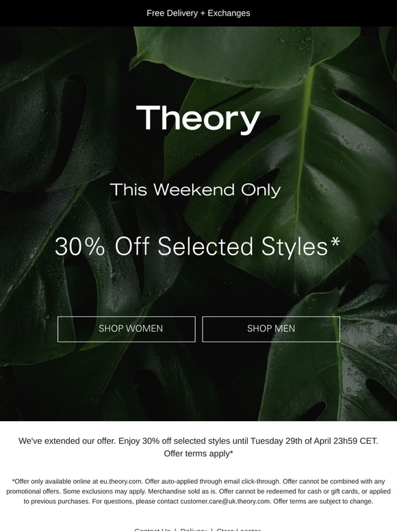 Surprise Extension | 30% Off Selected Styles