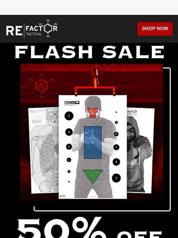 50% Off Targets - Buy 10 Get 10
