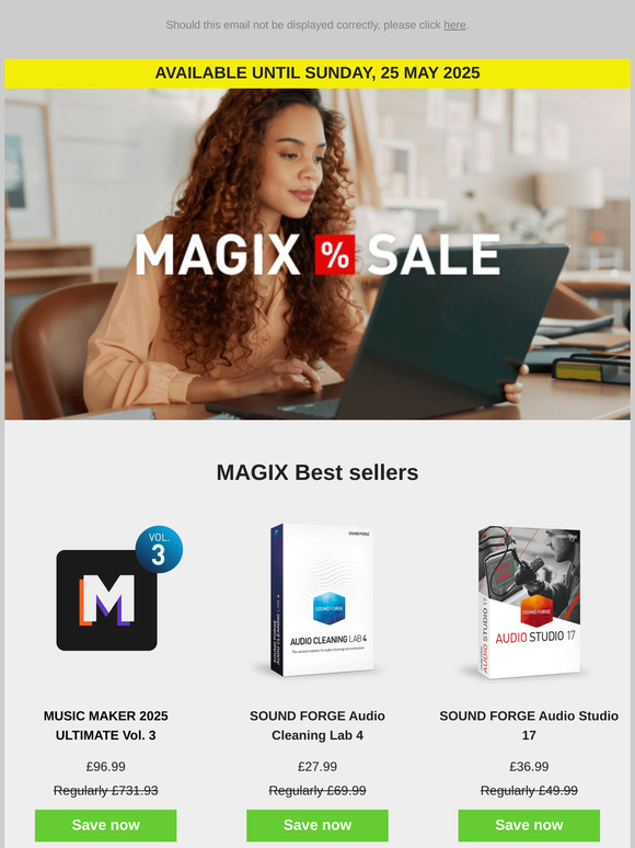 MAGIX best-selling software: Discover true creative freedom today!