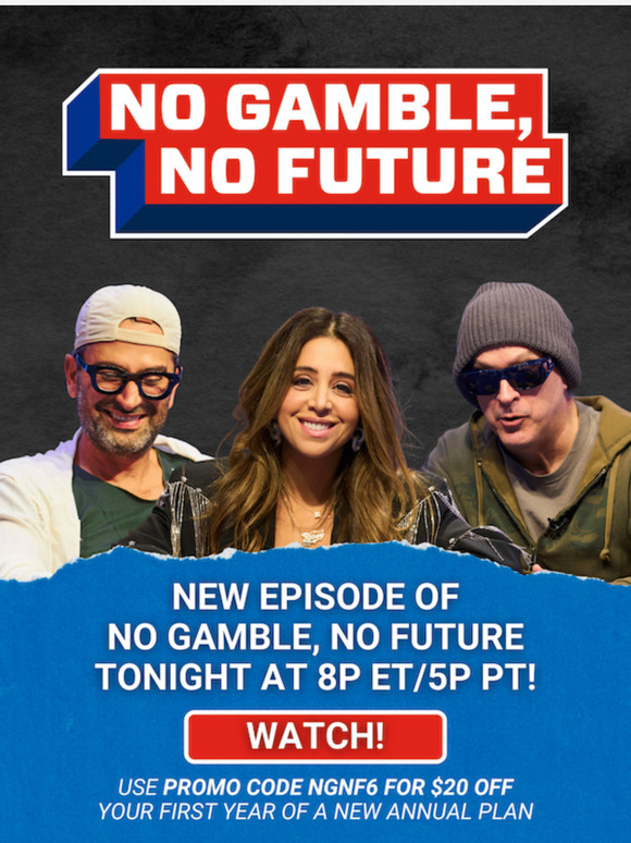 Antonio and Laak Are Back! New No Gamble, No Future Tonight!