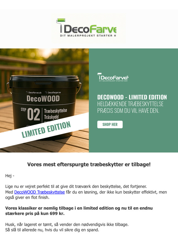 Limited Edition af vores populære træbeskytter 🔥