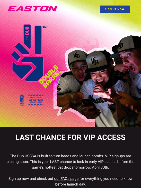 Last Chance to Sign Up for The Dub ✌️