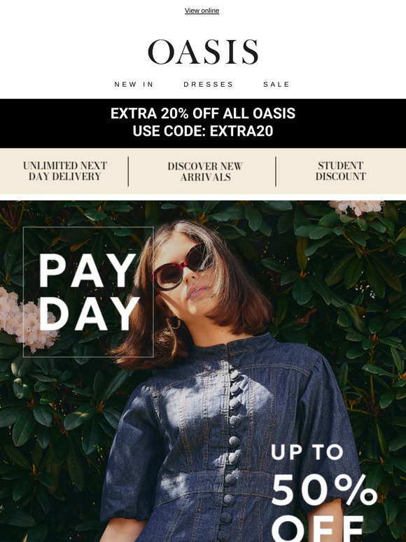 The Oasis Payday Event Continues