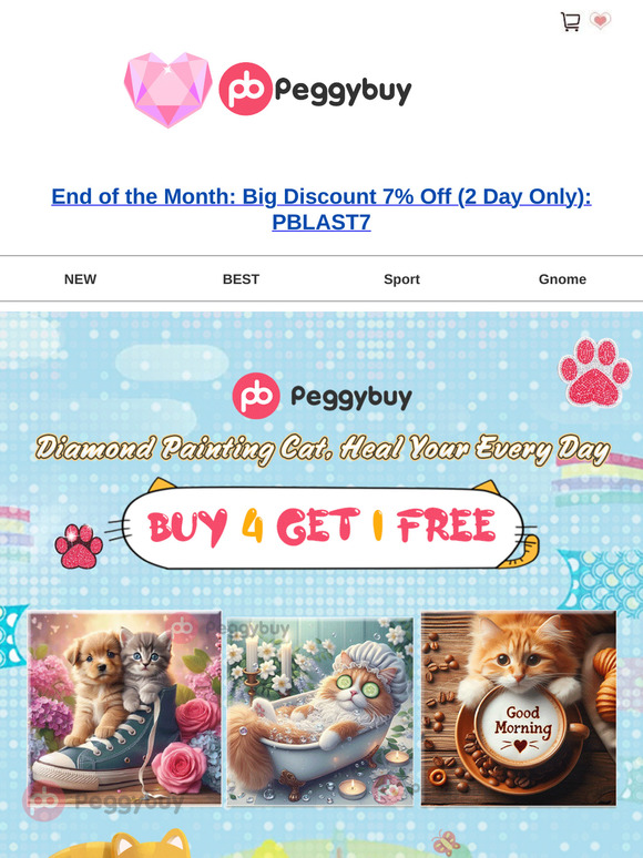 Only 2 Days Left! Diamond Painting Month-end Sale!⏰❤️
