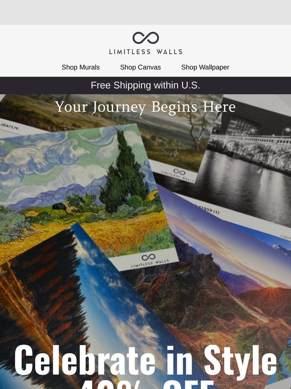 Make Your Walls Shine with 40% Off!