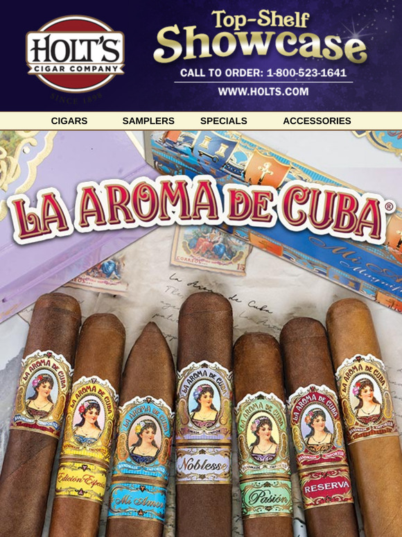 🏆FREE Shipping on 95-rated La Aroma de Cuba boxes & 5-packs + FREE Gifts!